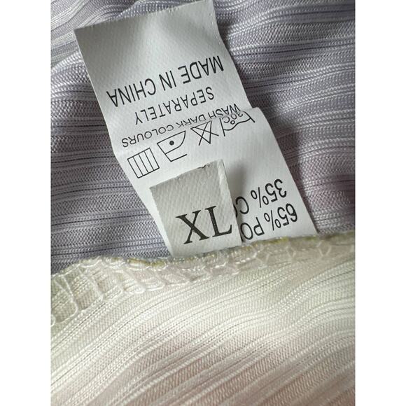 Women's XL Rainbow Tie Dye Sexy Halter Backless Deep V Neck Bodycon Rompers - Picture 3 of 10